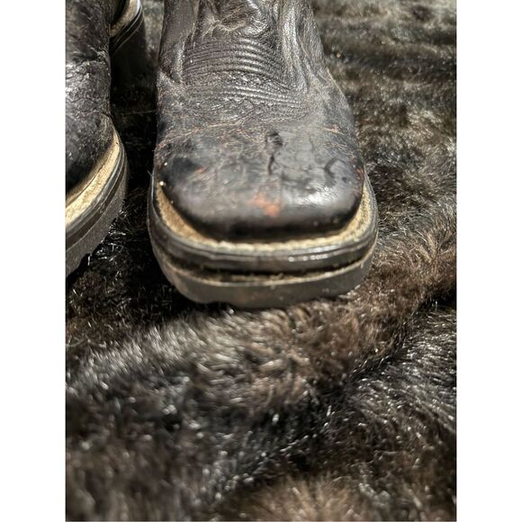 Women's Double H Brown leather cowboy western boots  Size 7 Shoes - Picture 3 of 6